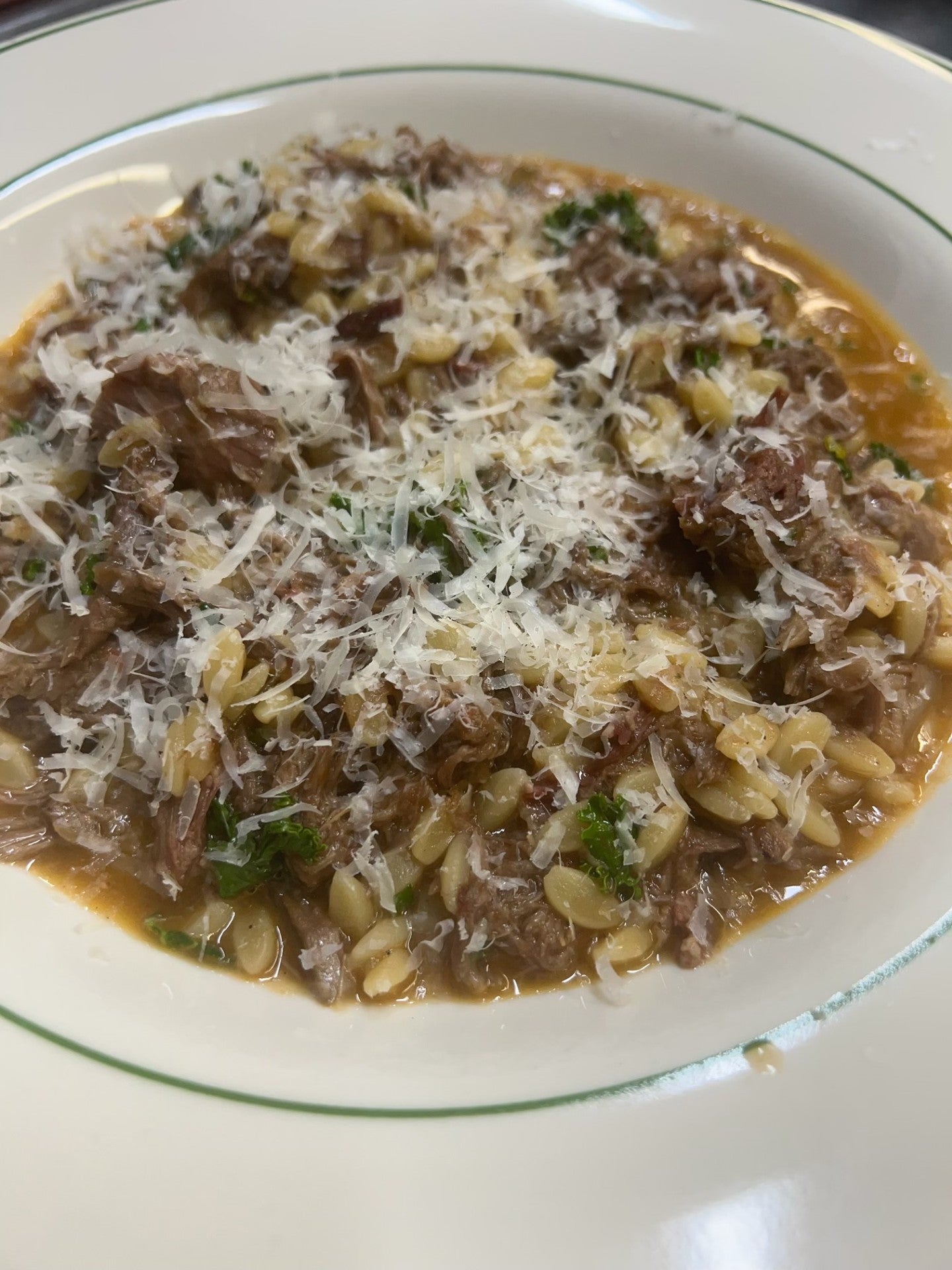 RECIPE: Hogget Ragu with Risoni and Sugar Snaps