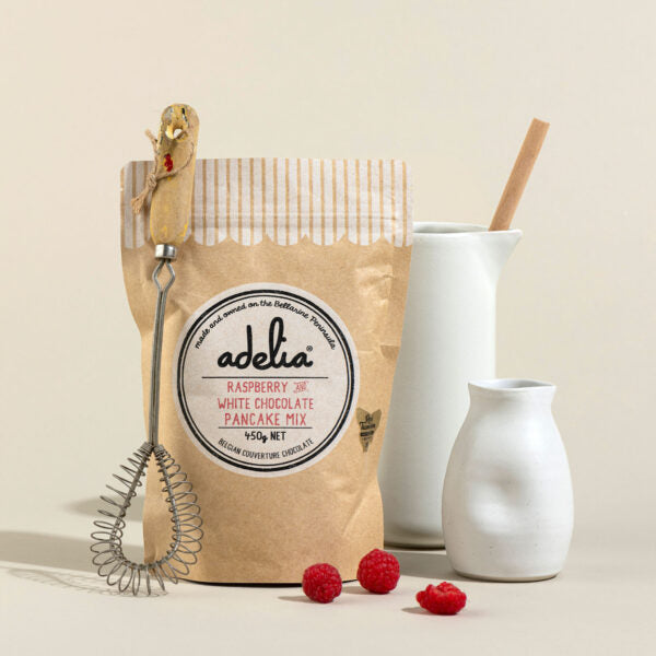 Adelia Raspberry & White Choc Pancake Mix
