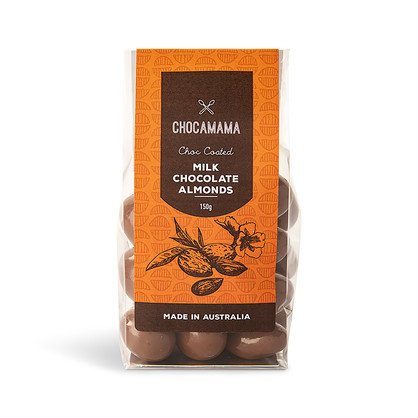 Chocamama - Milk Almonds 125g