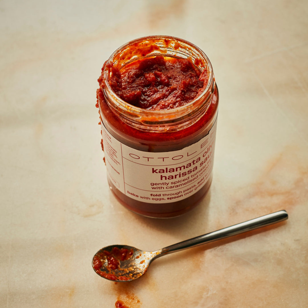 Ottolenghi Kalamata Olive & Harissa Sauce 350g