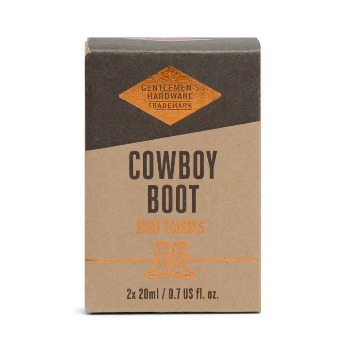 Cowboy Boot Shot Glasses - Set of 2