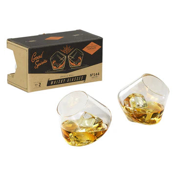 Rocking Whisky Glasses - Set of 2