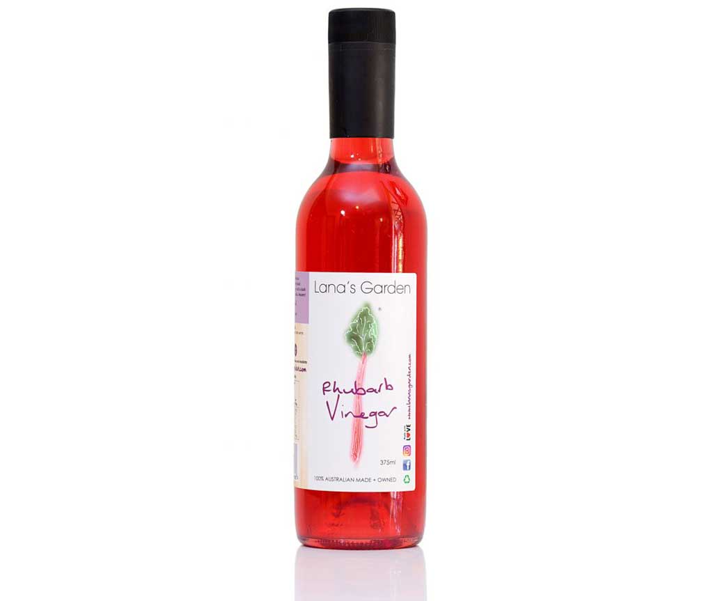 Lana's  Rhubarb Vinegar - The Hamilton Hamper