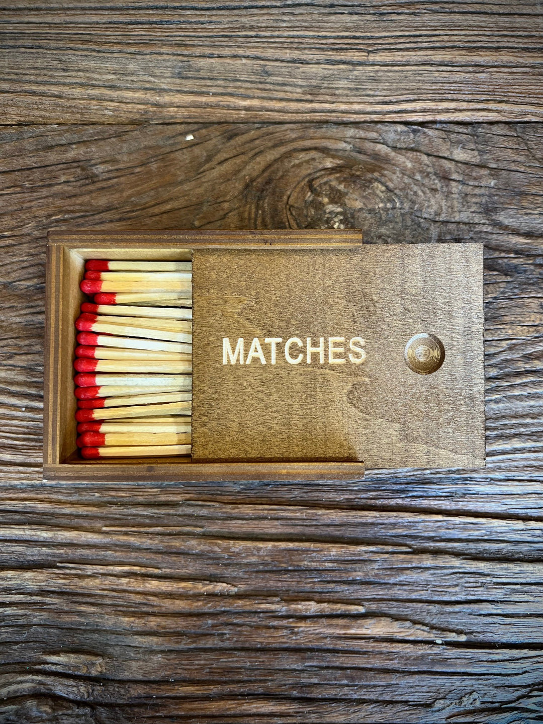 Matches Wooden Box - The Hamilton Hamper