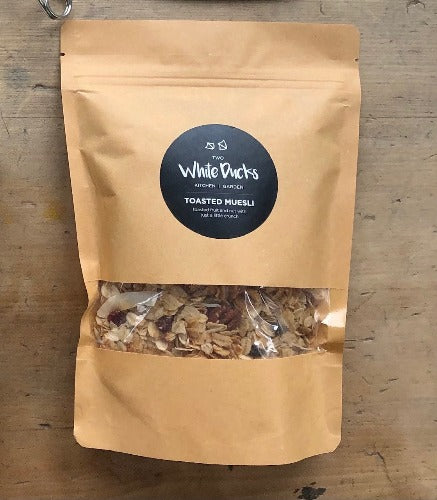 Two White Ducks Toasted Muesli 500gm - The Hamilton Hamper