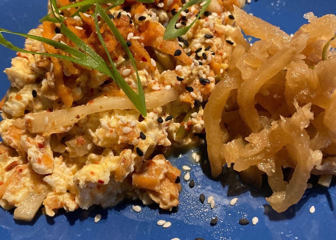 RECIPE: Kimchi scrambled eggs - The Hamilton Hamper