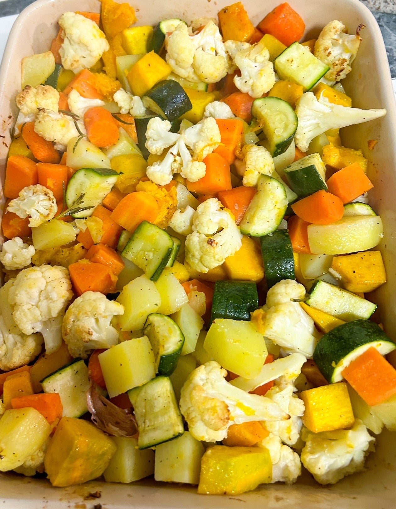 RECIPE: Baked Vegetables with Gin Salt