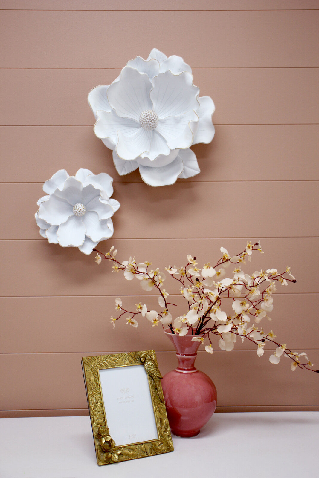 Magnolia Flower Sculpture Table/Wall