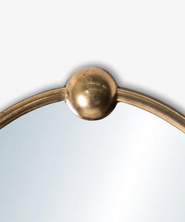 FCC Phyllis Oval Mirror with Ball Detail