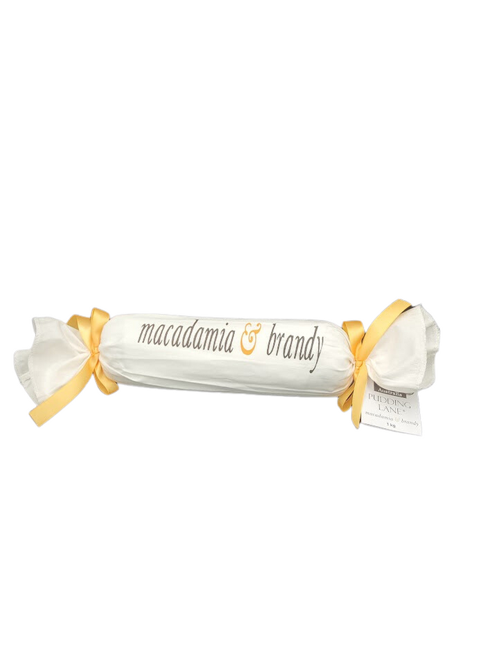 Pudding Lane Macadamia & Brandy Log