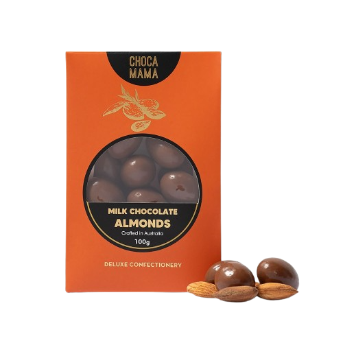 Chocamama Chocolate Almonds 100g