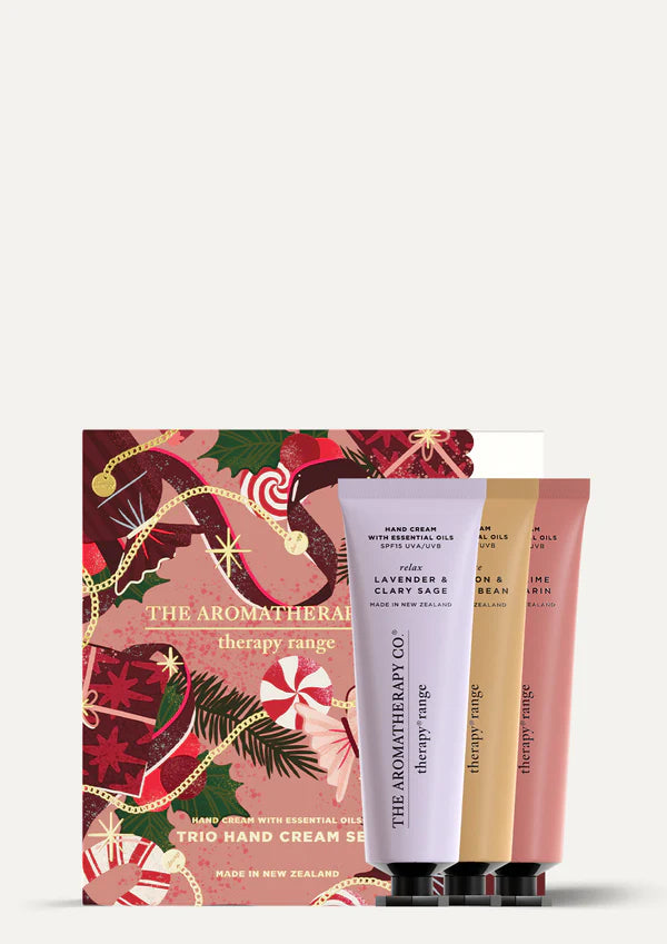 Therapy Limited Edition Trio Hand Cream Gift Set - Relax, Balance & Uplift