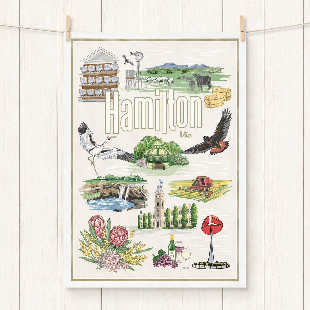Hamilton Vintage  Tea Towel