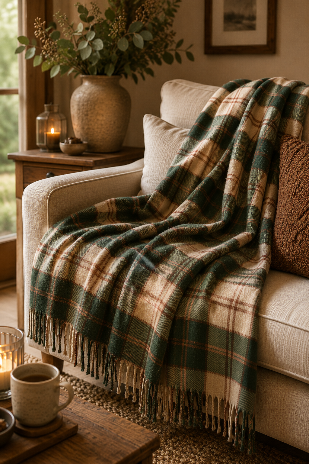 Hamilton Hamper Tartan Blanket