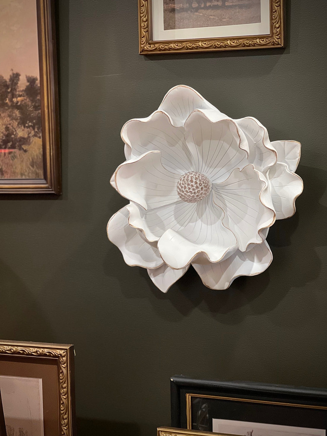 Magnolia Flower Sculpture Table/Wall