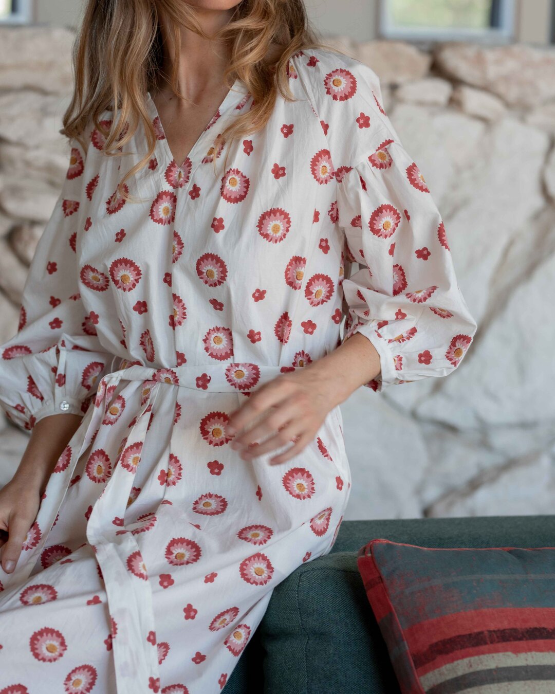 Seaweed Bud Maxi Dress