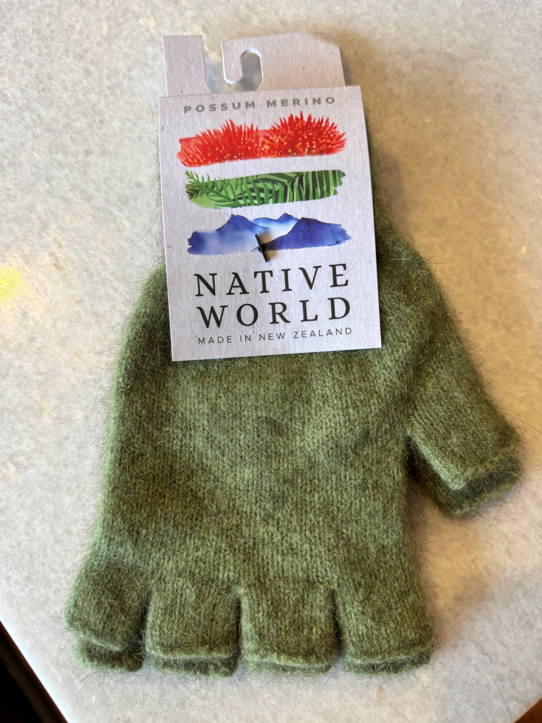 Native World Plain Fingerless Glove