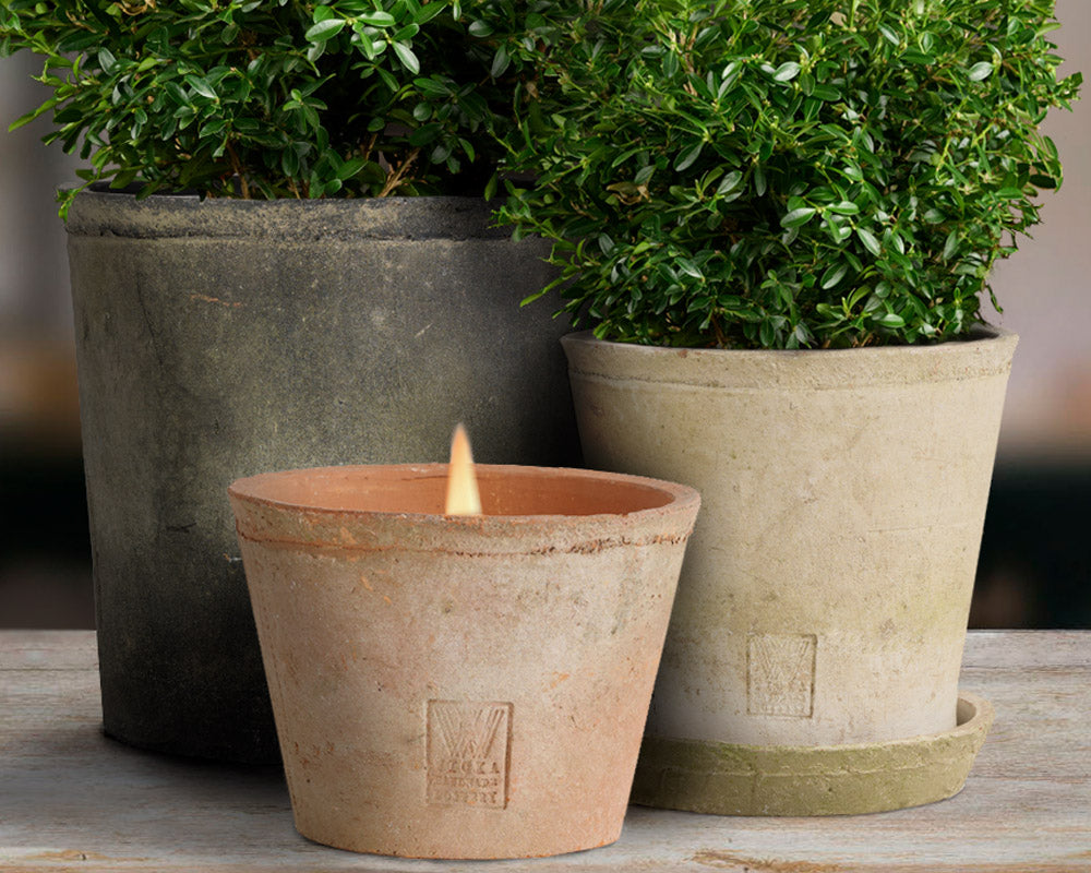 Candela Citronella Candles - Aged Patina 3 sizes