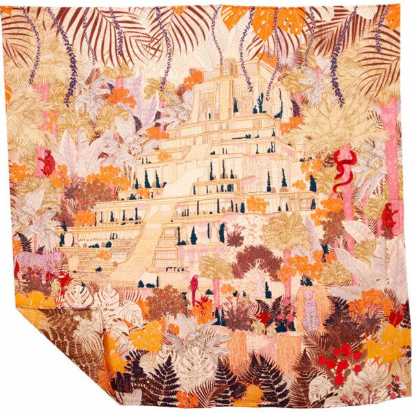 MAISON MANLI Silk Scarf 50X50CM