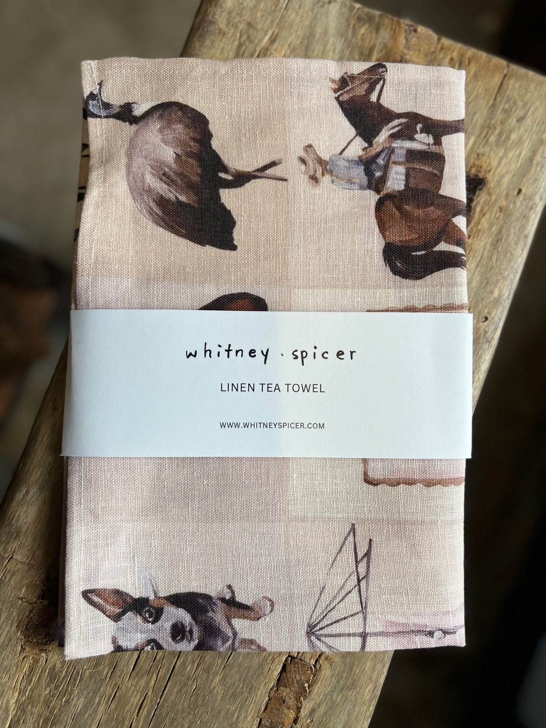 Whitney Spicer Linen Tea Towel