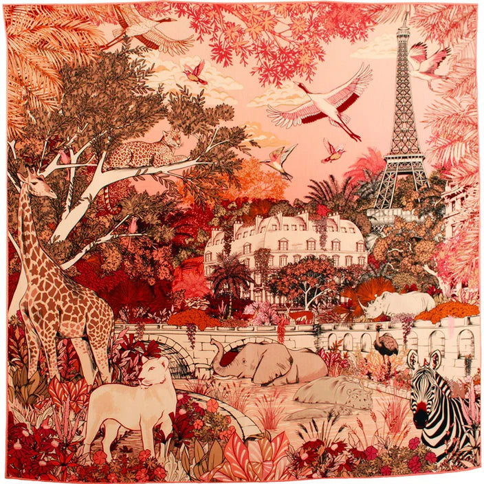 MAISON MANLI Silk Scarf 50X50CM