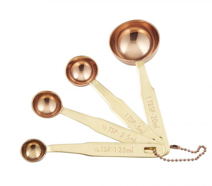 Copper Plate Measuring Spoons - The Hamilton Hamper