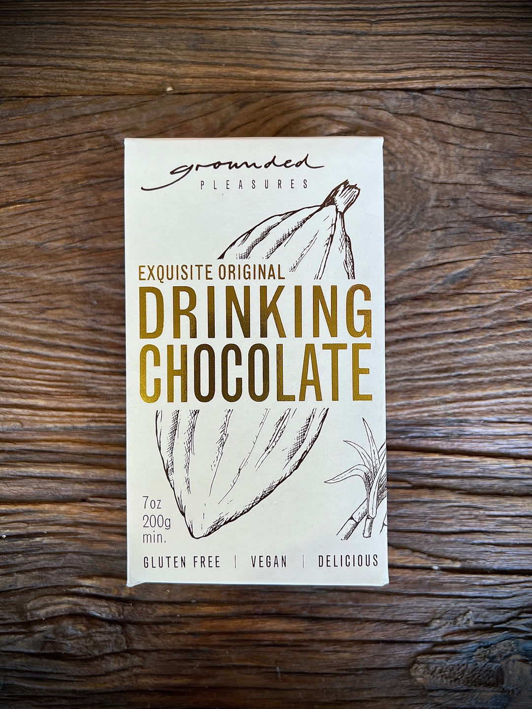 Grounded Pleasures Original Drinking Chocolate 200gm - The Hamilton Hamper